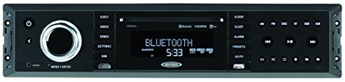Jensen JWM90A Slimline 3-Zone Source Theater-Style Bluetooth Wallmount Stereo with