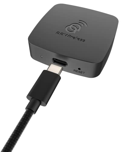 AAWireless 2022 - Wireless Android Auto Dongle - Connects Automatically