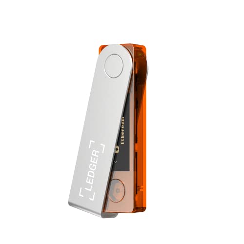 Ledger Nano X Crypto Hardware Wallet (Blazing-Orange) - Bluetooth -