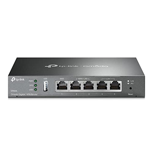 TP-Link ER605 V2 Wired Gigabit VPN Router | Up to