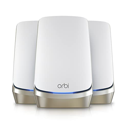 NETGEAR Orbi Quad-Band WiFi 6E Mesh System (RBKE963), Router with