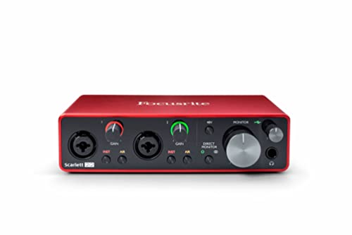 Focusrite Scarlett 2i2 3rd Gen USB Audio Interface for Recording,