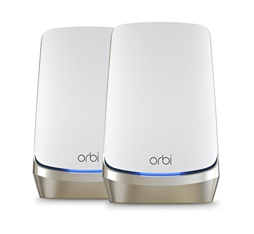 NETGEAR Orbi Quad-Band WiFi 6E Mesh System (RBKE962), Router with