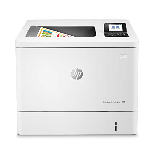 HP Color LaserJet Enterprise M554dn Duplex Printer (7ZU81A),White