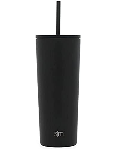 Simple Modern Insulated Tumbler with Lid and Straw | Iced