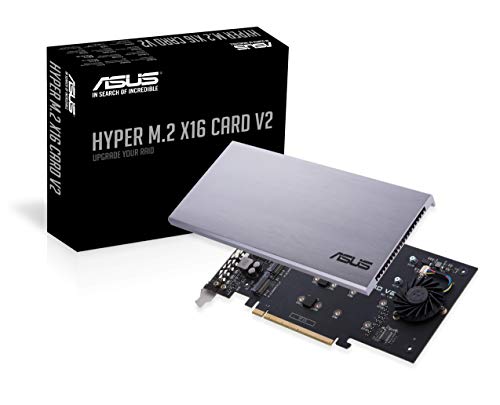 ASUS Hyper M.2 X16 PCIe 3.0 X4 Expansion Card V2