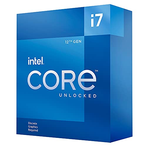 Intel Core i7-12700KF Desktop Processor 12 (8P+4E) Cores up to
