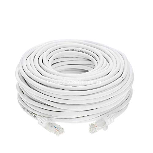 Cables Direct Online Snagless Cat5e Ethernet Network Patch Cable White