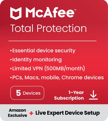 McAfee Total Protection 2023 + New Device Setup | Amazon