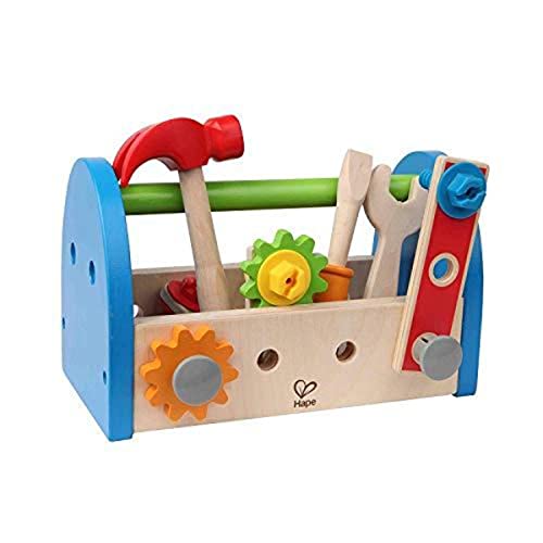 Hape Fix It Kid's Wooden Tool Box and Accessory Play