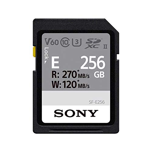 Sony E series SDXC UHS-II Card 256GB, V60, CL10, U3,
