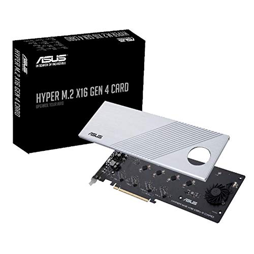 ASUS Hyper M.2 X16 PCIe 4.0 X4 Expansion Card Supports