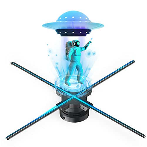 3D Hologram Fan, Hologram Fan WiFi with 700 Library Video,Animated