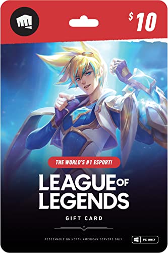 League of Legends $10 Gift Card - NA Server Only