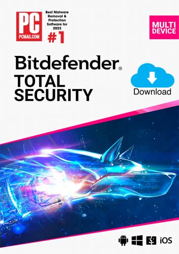 Bitdefender Total Security - 5 Devices | 1 year Subscription