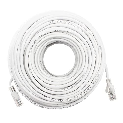 ThePoEstore Cat5e Internet Network LAN Cable，Cat5e 100 Feet Ethernet Cable，RJ45