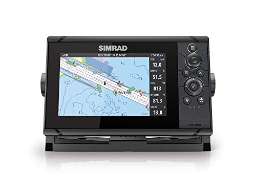 Simrad Cruise 7-7-inch GPS Chartplotter with 83/200 Transducer, Preloaded C-MAP