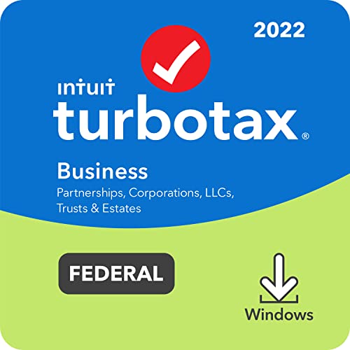 TurboTax Business 2022 Tax Software, Federal Only Tax Return, [Amazon