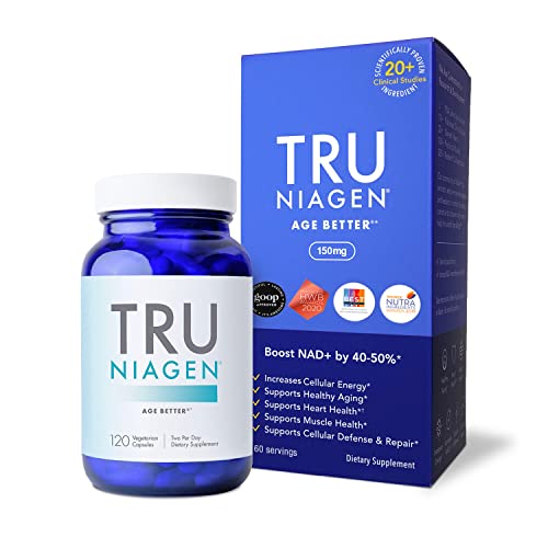 120ct/150mg Multi Award Winning Patented NAD+ Boosting Supplement - More