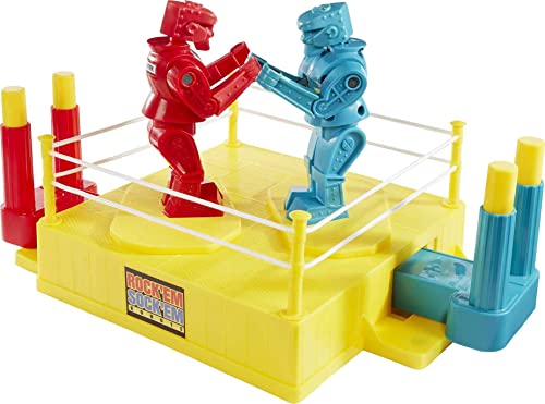 Mattel Games Rock 'Em Sock 'Em Robots Kids Game, Fighting