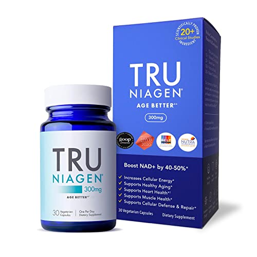 30ct/300mg Multi Award Winning Patented NAD+ Boosting Supplement - More