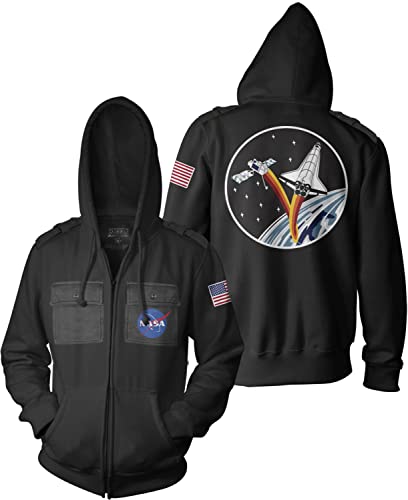 Ripple Junction NASA Adult Unisex Space Ship and Satellite Military