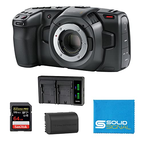 Blackmagic Design Pocket Cinema Camera 4K Bundle – Includes SanDisk