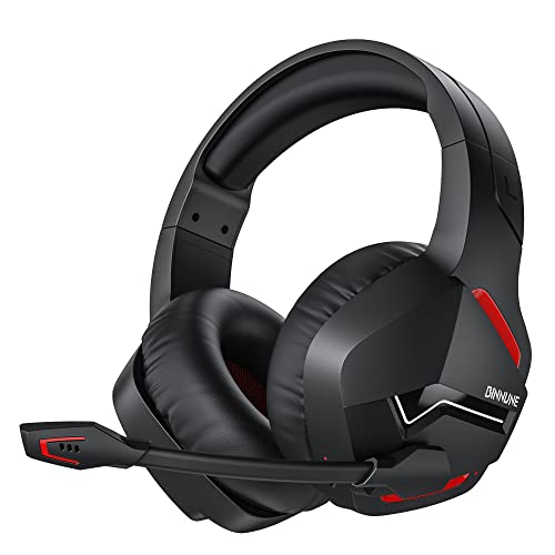 BINNUNE Wireless Gaming Headset with Microphone for PC PS4 PS5