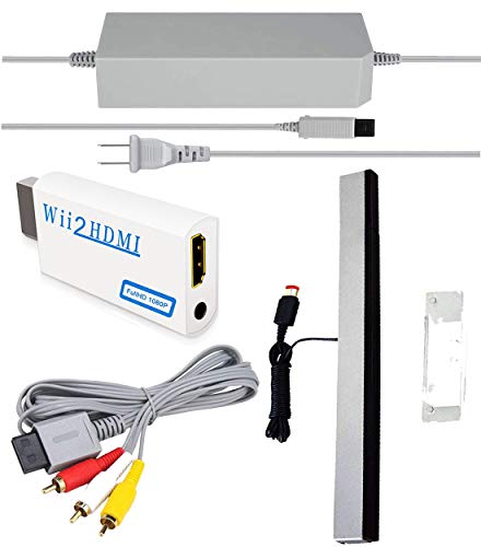 SSIOIZZ 4 in 1 Wii Replacement Cables Set, Wii AC