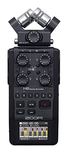 H6 All Black Handheld Recorder (Renewed)