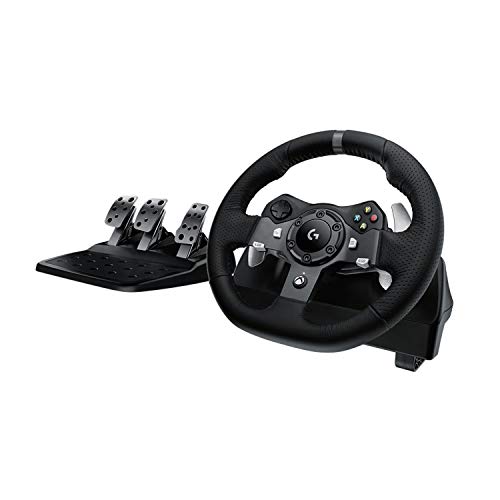 Logitech G920 Driving Force Racing Wheel and Floor Pedals, Real