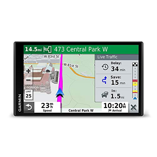 Garmin 010-02038-02 DriveSmart 65, Built-In Voice-Controlled GPS Navigator with 6.95”