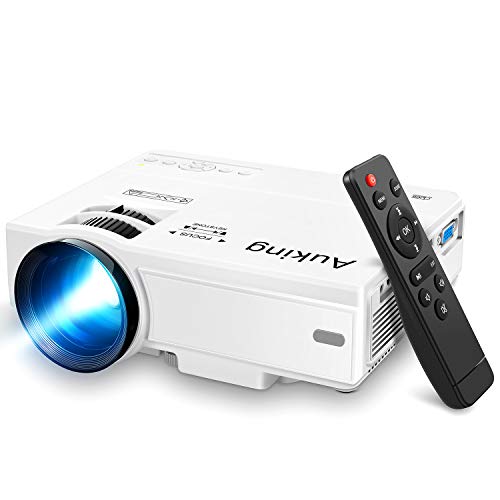 AuKing Projector, 2023 Upgraded Mini Projector, 9500 lumens Multimedia Home