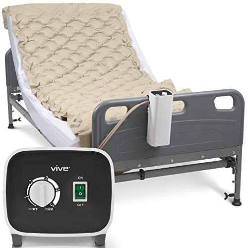 Vive Alternating Pressure Pad, Includes Mattress Pad and Electric Pump