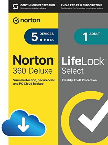 Norton 360 with LifeLock Select, All-in-one protection for your devices,