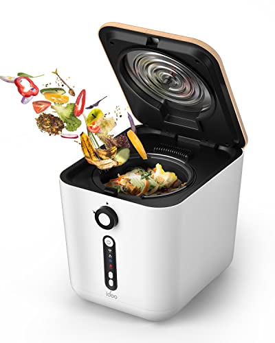 iDOO Smart Electric Kitchen Composter, Compost Bin Countertop, Waste Composter