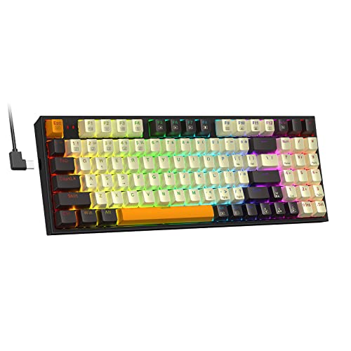 Redragon Mechanical Gaming Keyboard, Wired Mechanical Keyboard with RGB Backlit,