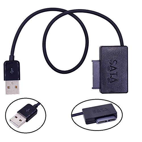 Cotchear USB 2.0 to Sata 7+6 13Pin Adapter Converter Cable