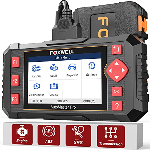FOXWELL Car Scanner NT604 Elite OBD2 Scanner ABS SRS Transmission,