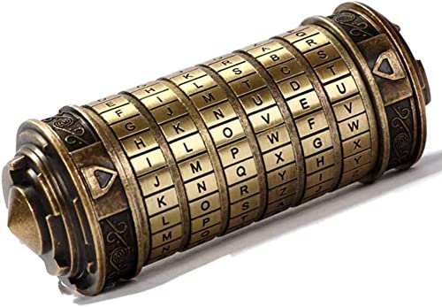 Cryptex Da Vinci Code Mini Cryptex Lock Puzzle Boxes with