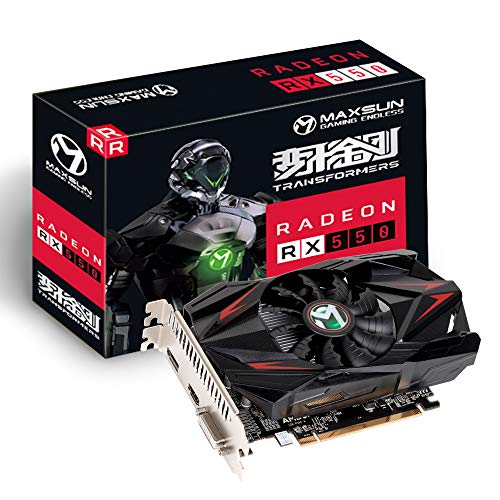 maxsun AMD Radeon RX 550 4GB GDDR5 ITX Computer PC