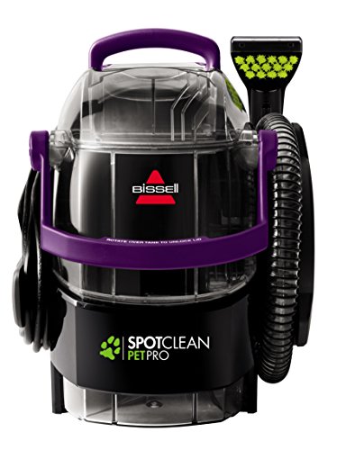 BISSELL SpotClean Pet Pro Portable Carpet Cleaner, 2458, Grapevine Purple,