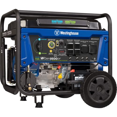 Westinghouse Outdoor Power Equipment 12500 Peak Watt Dual Fuel Home