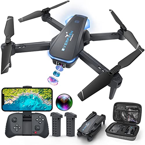 Drone with 1080P Camera for Adults and Kids, Foldable FPV