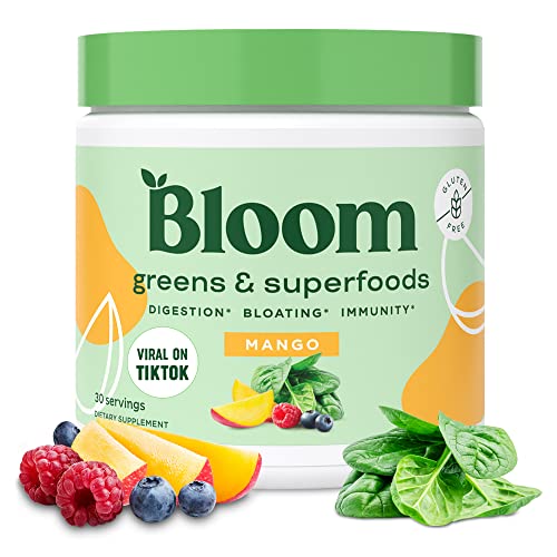 Bloom Nutrition Super Greens Powder Smoothie & Juice Mix -