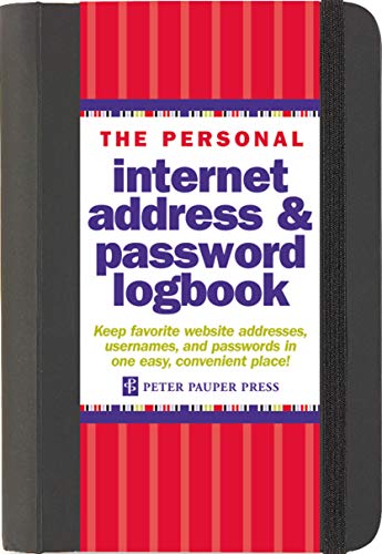 The Personal Internet Address & Password Logbook (removable cover band