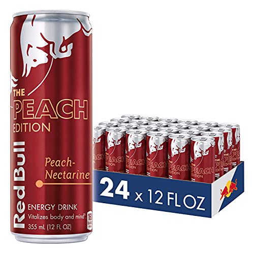 Red Bull Energy Drink, Peach-Nectarine, 12 fl oz (Pack of