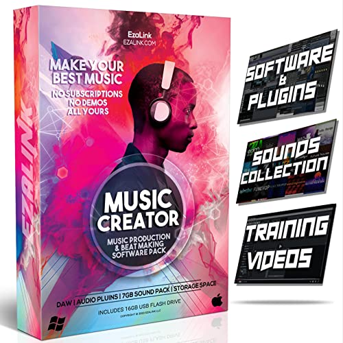 Music Software Bundle for Recording, Editing, Beat Making & Production