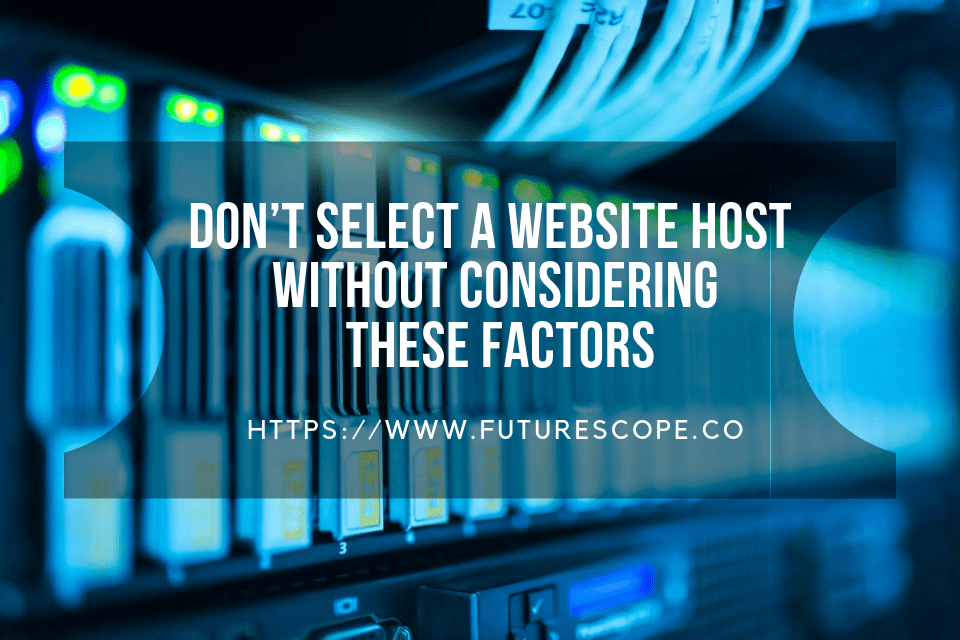 Choosing a Website Host