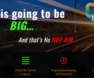 CO2Rail Company, Carbon Capture Train That Suck Carbon Dioxide CO2
